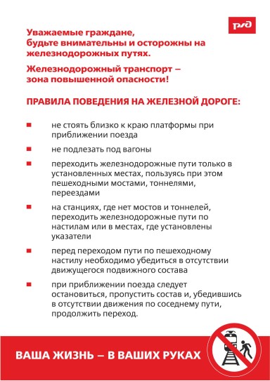 Правила поведения на ЖД1